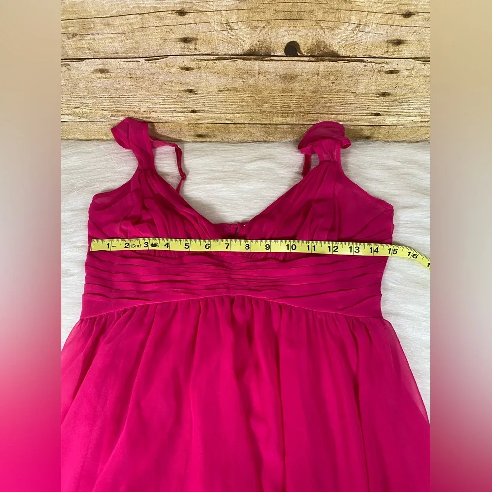 Victoria’s Secret Babydoll Chemise Hot Pink sz M Lingerie Sheer Sexy VS